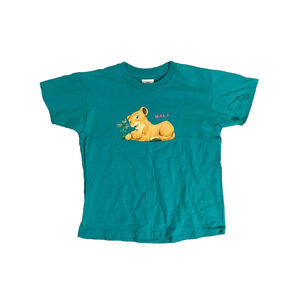 Vintage Lion King Disney Store Youth Large Nala T-Shirt Movie Rare Aquamarine